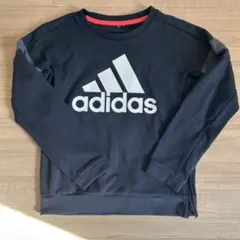 adidas スウェット　トレーナー サイドジッパー　140