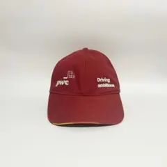 【古着、ヴィンテージ】デッドストック　コンサル会社キャップ　企業ロゴ　刺繍