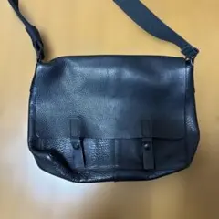 レザー ショルダーバッグ 黒