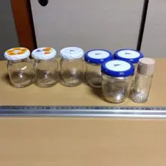 ☆空き瓶 7個セット ガラス瓶 小物入れ
