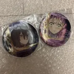 鬼滅の刃 USJ 缶バッジ 第一弾 伊黒小芭内　甘露寺蜜璃