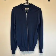 JOHN SMEDLEY ジップアップカーディガン Mサイズのサムネイル