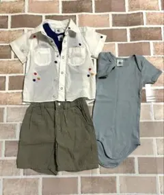 PETIT BATEAU プチバトー 12m/74cm 4点セット