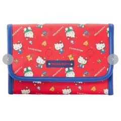 ハローキティ ポーチ しまむら レトロキティ サンリオ 母子手帳ケース レッド