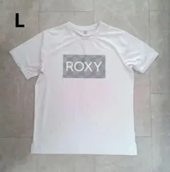 ROXY　ロキシー　フィットネス　Tシャツ　L　ロゴ　ゆったりサイズ