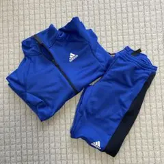 adidas ジャケットとパンツセット (青)