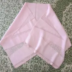 春用和装ショール　ウール　桜色