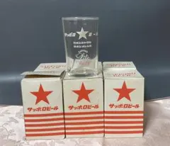 ［未使用品］昭和レトロ　サッポロビール グラス 6個セット