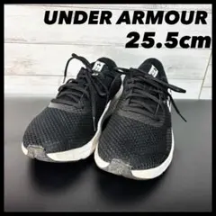 UNDER ARMOUR ランニングシューズ 25.5cm ブラック メッシュのサムネイル