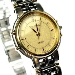 【極美品/電池交換済】SEIKO エクセリーヌ 保証書・余りコマ付 稼働中