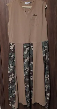 AVIREX Belle ノースリーブロングワンピース S