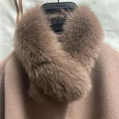 SAGA FURS ブラウン　フォックスファーストール