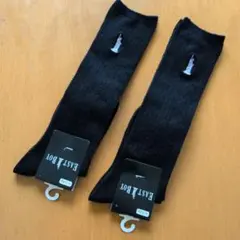 イーストボーイ ソックス 19〜24cm ネイビー 2足