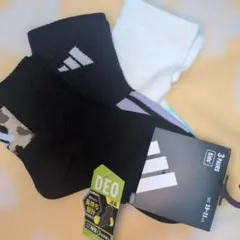 新品.未使用 adidasキッズ靴下 3足セット 19-21cm