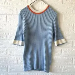 センスオブプレイス バイカラーコンパクトセーター