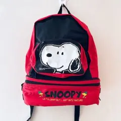 PEANUTS SNOOPY 3WAリュックキッズバッグ 保冷付レトロスヌーピー