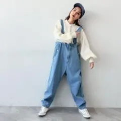 niko and.../デニムサロペット/オーバーオール/ニコアンド/人気商品
