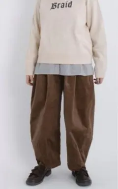 【ETHICAL CRAFTS】リサイクルコットンコーデュロイパンツ
