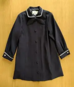 組曲 フォーマル 長袖ワンピース 110 120 濃紺 入学式