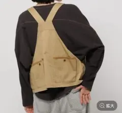 nikoand… ポケットワークベスト ベージュ フリーサイズ 1度試着したのみ