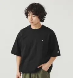 BEAMS 【別注】Champion / ドローコード Tシャツ　Lサイズ