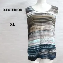 美品★D.EXTERIOR イタリア製　トップス　カットソー　タンクトップ　XL
