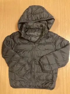 ユニクロ キッズ ライトウォームパデットパーカ ネイビー 140cm アウター