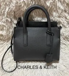 CHARLES & KEITH ハンドバッグ ショルダーバッグ ブラック