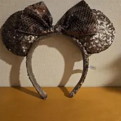【ディズニー】ボールド スパンコール ミニーマウス カチューシャ