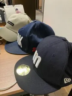 ニューエラ含め三つキャップせっと
