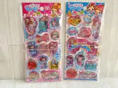 平成レトロ ウォーターシール 2枚セット✨ キラキラ ぷっくり 平成女子