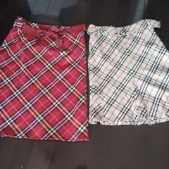 BURBERRY BLUE LABEL チェック柄 スカート 38　2枚セット