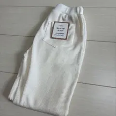 ストレッチパンツ　ホワイト110cm 西松屋