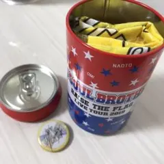 三代目 ELLY バンダナ 缶 バッチ 福岡限定