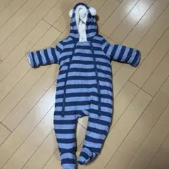 GAP ストライプ柄ロンパース 6-12ヶ月