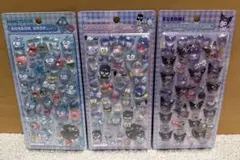 【正規品】ボンボンドロップシール はぴだんぶい はんぎょどん クロミ ３枚セット