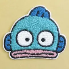 ふわふわ サンリオ ハンギョドン アイロン ワッペン アップリケ パイル4052