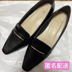 銀座かねまつ AQUA BELL ブラックローファー 24.0cm - メルカリ
