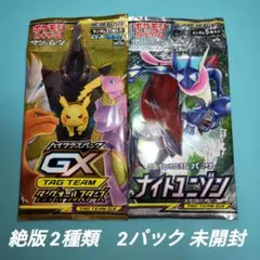 サ*ジ様 ポケモンカードパック絶版 2種類　2パック 未開封 サ*ジ様 ポケモンカードパック絶版 2種類 2パック 未開封 - メルカリ