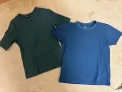 UNIQLO 半袖,5分丈　Tシャツ Mサイズ 2枚セット
