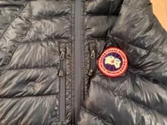 【難あり】Canada Goose フード付きメンズダウンジャケット ネイビー