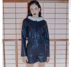 Bibiy】KATHY LEATHER ROMPERS レザーロンパース - メルカリ
