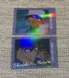 名探偵コナン ぱしゃこれ クリアカード 工藤新一 箔押し レア 服部平次 セット