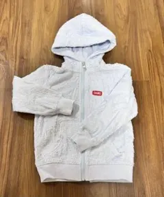 CHUMS キッズ パイル地パーカー ライトブルーkidsM チャムス タオル地