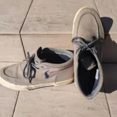 POLO　スニーカー　ハイカット　刺繍入り