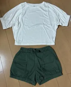 ユニクロTシャツショートパンツのセット