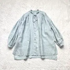 So close ソークロース ディスノ リネン シャツ Mのサムネイル