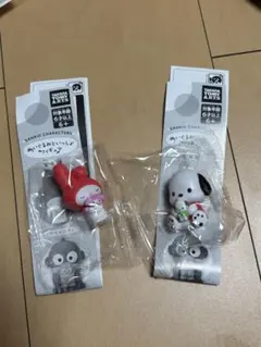 ぬいぐるみといっしょフィギュア　マイメロディー・ポチャッコ