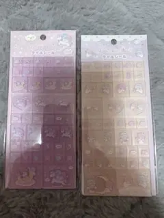 ② キキララ　リトルツインスターズ　タイルシール 2枚セット
