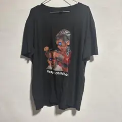 Happy childhood グラフィックTシャツ ブラック